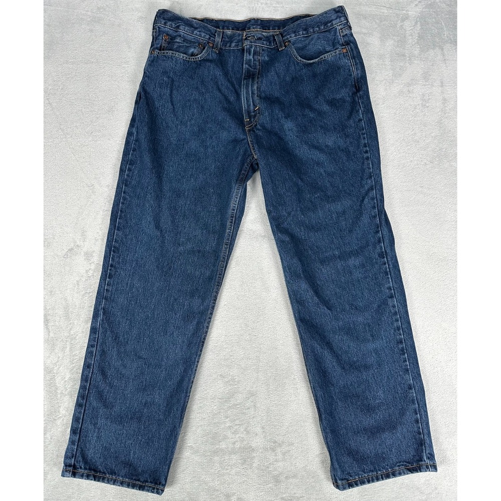 Levi's 550 Jeans Men's 38x30 Dark Wash Relaxed Fit Straight Leg Classic Denim